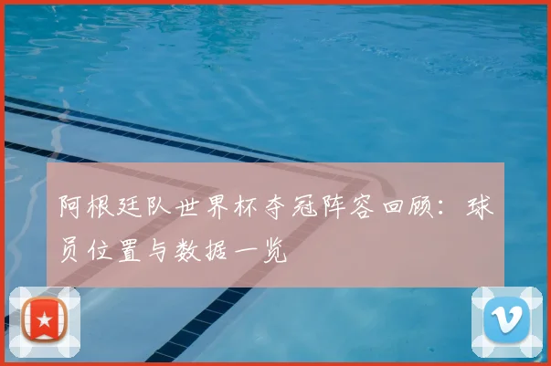 阿根廷队世界杯夺冠阵容回顾:球员位置与数据一览